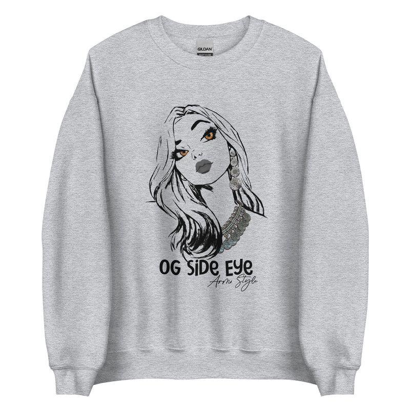 Armenian Eyes, Unisex Sweatshirt, OG Side Eye, Armo Style