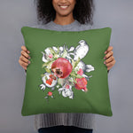 Armenian Symbols, Pomegranate, Throw Pillow