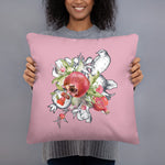 Armenian Symbols, Pomegranate, Throw Pillow