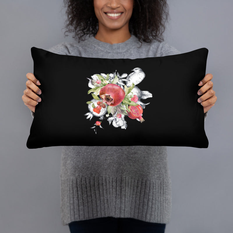 Armenian Symbols, Pomegranate, Throw Pillow