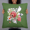 Armenian Symbols, Pomegranate, Throw Pillow