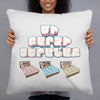 Armenian Idiom, Throw Pillow, Mi Bartsi Tseranak