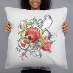 Armenian Symbols, Pomegranate, Throw Pillow