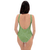 Armenian Symbols, Pomegranate, One-Piece Swimsuit, Green