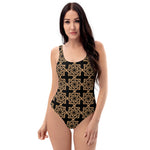 Armenian Symbols, Eternity, Infinity Pattern, One-Piece Swimsuit