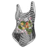 Armenian Symbols, Apricot, One-Piece Swimsuit