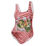 Armenian Symbols, Apricot, One-Piece Swimsuit