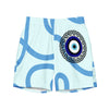 Armenian Symbols, Evil Eye, Greek Key Pattern, Men's Swim Trunks