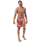 Armenian Symbols, Pomegranate, Men's Swim Trunks, Red