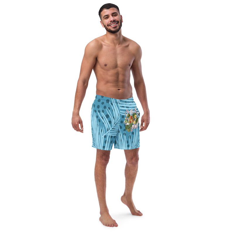 Armenian Symbols, Apricot, Men's Swim Trunks