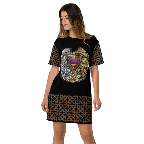 Armenian Symbols, T-Shirt Dress, Coat of Arms of Armenia