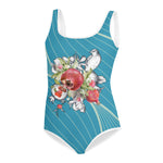 Armenian Symbols, Pomegranate, Youth Swimsuit, Sizes 8-20