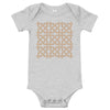 Armenian Symbols, Baby Short Sleeve Bodysuit, Khachkar