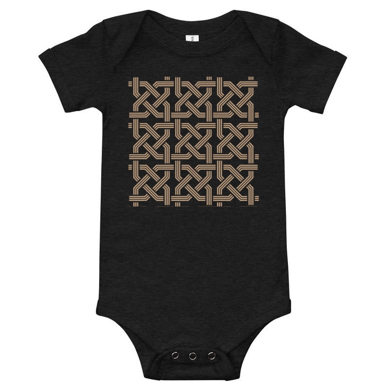 Armenian Symbols, Baby Short Sleeve Bodysuit, Khachkar