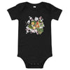 Armenian Symbols, Baby Short Sleeve Bodysuit, Apricot