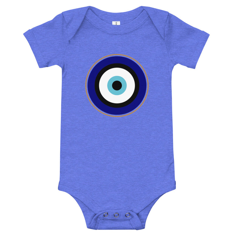 Armenian Symbols, Baby Short Sleeve Bodysuit, Evil Eye