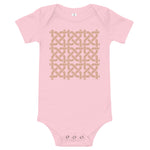 Armenian Symbols, Baby Short Sleeve Bodysuit, Khachkar