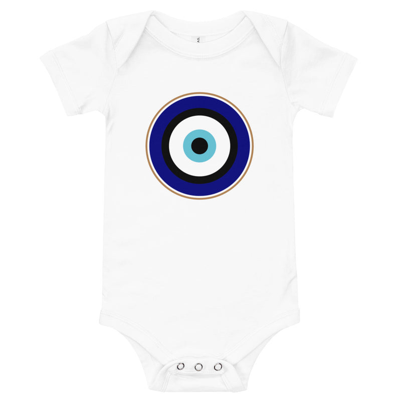 Armenian Symbols, Baby Short Sleeve Bodysuit, Evil Eye