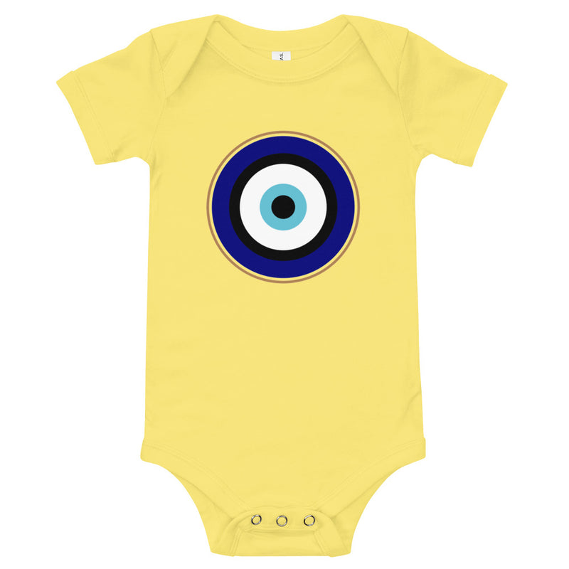 Armenian Symbols, Baby Short Sleeve Bodysuit, Evil Eye