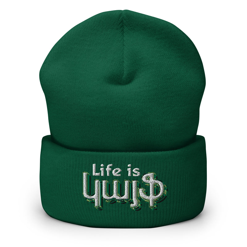 Armenian Idiom, Cuffed Beanie, Life is Kayf