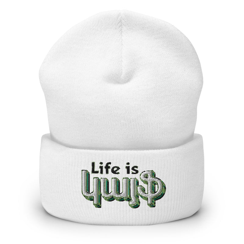 Armenian Idiom, Cuffed Beanie, Life is Kayf