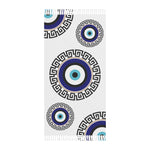 Armenian Symbols, Evil Eye, Greek Key Pattern Boho Beach Cloth