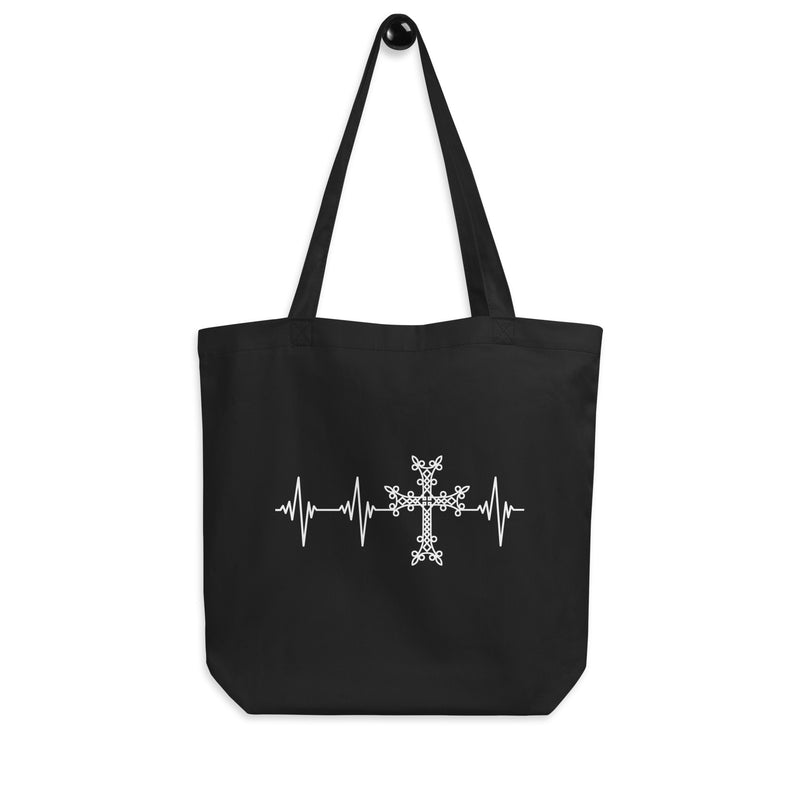 Heartbeat, Eco Tote Bag, Khachkar