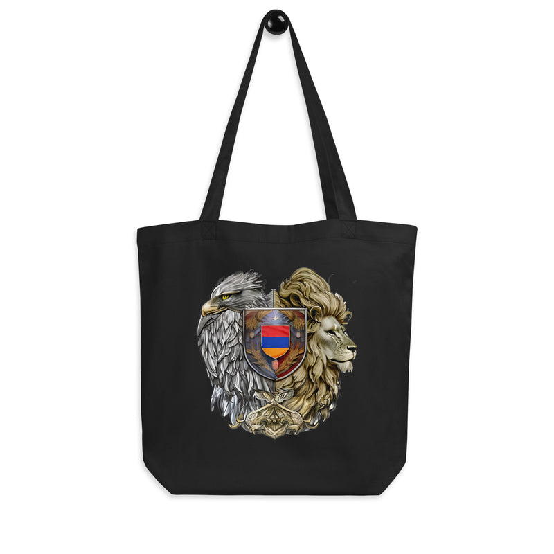 Armenian Symbols, Eco Tote Bag, Coat of Arms of Armenia