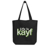 ArmEnglish, Eco Tote Bag, Life is Kayf