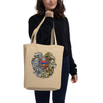 Armenian Symbols, Eco Tote Bag, Coat of Arms of Armenia