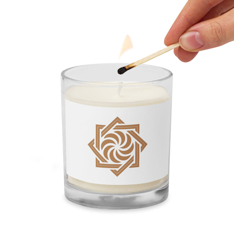 Armenian Symbols, Glass Jar Soy Wax Candle, Eternity