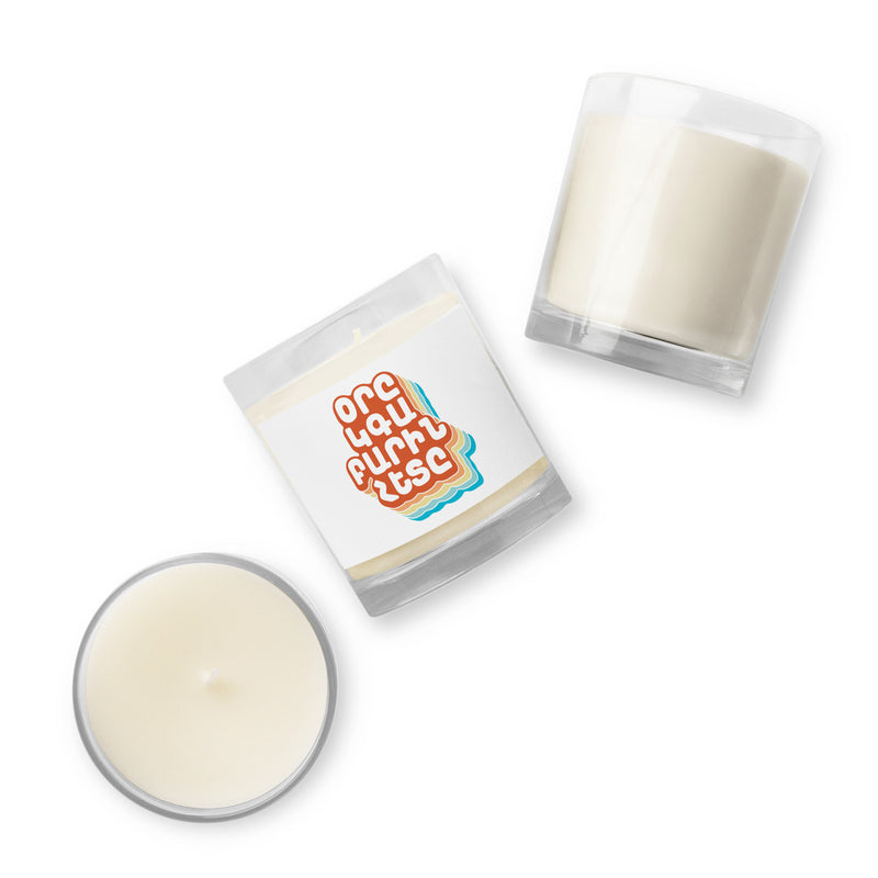 Armenian Idiom, Ore Kga, Glass Jar Soy Wax Candle