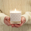 Armenian Symbols, Glass Jar Soy Wax Candle, Khachkar