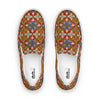 Men’s Slip-on Canvas Shoes, Armenian Ornamental Art