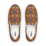 Men’s Slip-on Canvas Shoes, Armenian Ornamental Art