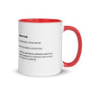 Armenian Idiom, Mug with Color Inside, Ttvats Demk