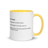 Armenian Idiom, Mug with Color Inside, Mookhs Marets