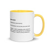 Armenian Idiom, Mug with Color Inside, Tsavt Tanem