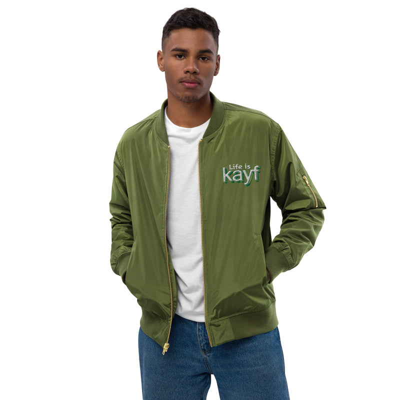 ArmEnglish, Premium Bomber Jacket, Life is Kayf