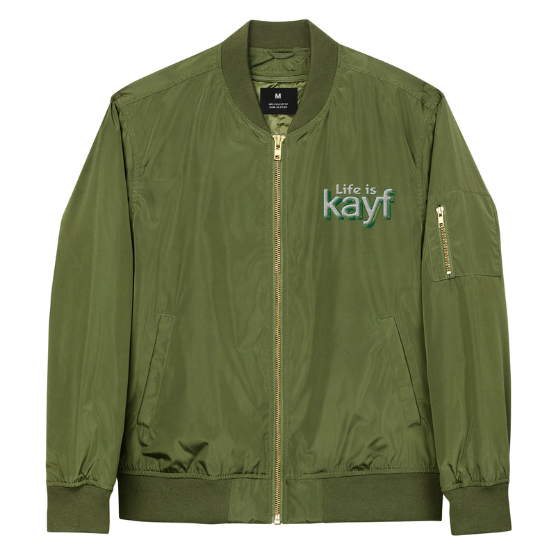 ArmEnglish, Premium Bomber Jacket, Life is Kayf