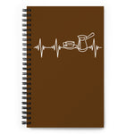 Heartbeat, Spiral Notebook, Coffee