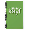 ArmEnglish, Spiral Notebook, Life is Kayf