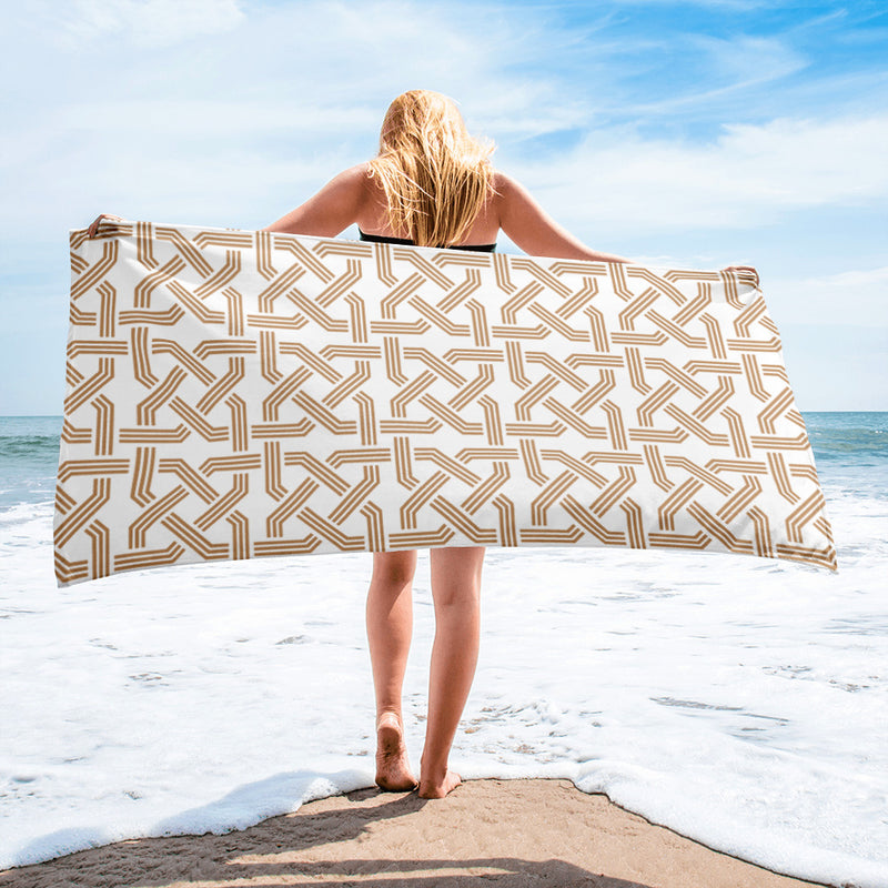 Armenian Symbols, Khachkar, Beach Towel