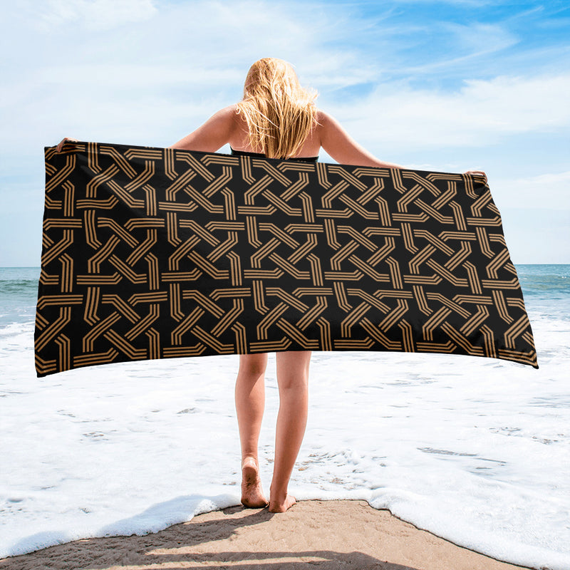 Armenian Symbols, Khachkar, Beach Towel