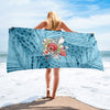 Armenian Symbols, Pomegranate, Beach Towel