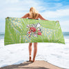 Armenian Symbols, Pomegranate, Beach Towel