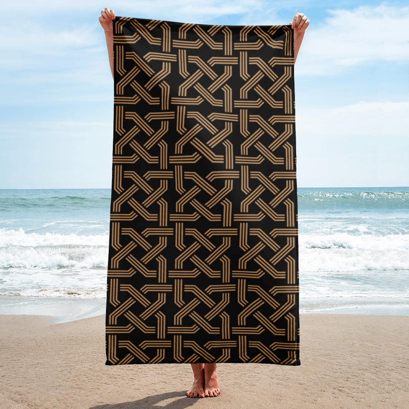 Armenian Symbols, Khachkar, Beach Towel