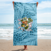 Armenian Symbols, Apricot, Beach Towel