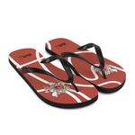 Armenian Symbols, Pomegranate, Flip-Flops, Red, Swimwear Collection