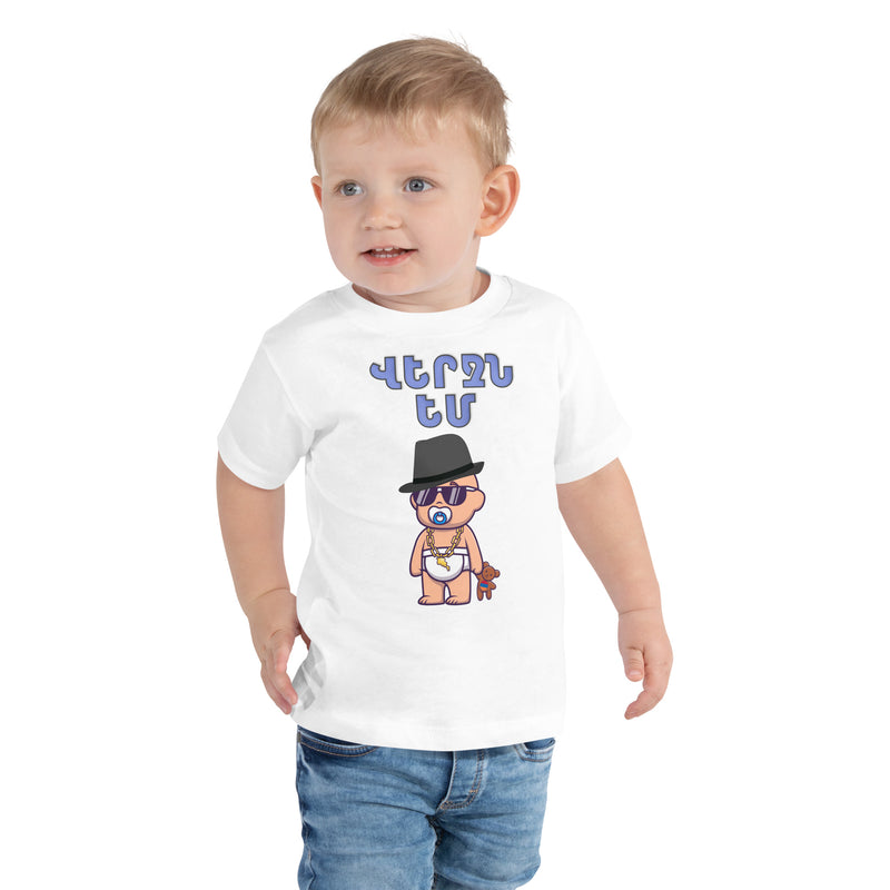 Armenian Idiom, Toddler Short Sleeve Tee, Verchnem, Boy